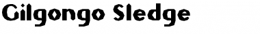 Download Gilgongo Sledge Font Download Gilgongo Sledge Font