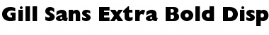 Download Gill Sans ExtraBoldDisplay Font Download Gill Sans ExtraBoldDisplay Font