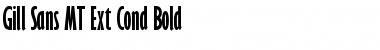 Download Gill Sans MT Ext Cond Bold Font Download Gill Sans MT Ext Cond Bold Font