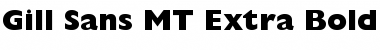 Download Gill Sans MT Extra Bold Font Download Gill Sans MT Extra Bold Font