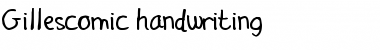 Download Gilles'comic handwriting Font Download Gilles'comic handwriting Font