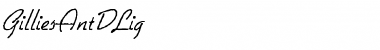 Download GilliesAntDLig Font Download GilliesAntDLig Font