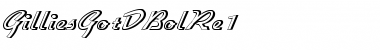 Download GilliesGotDBolRe1 Font Download GilliesGotDBolRe1 Font