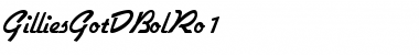 Download GilliesGotDBolRo1 Font Download GilliesGotDBolRo1 Font