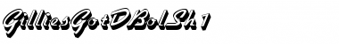 Download GilliesGotDBolSh1 Font Download GilliesGotDBolSh1 Font