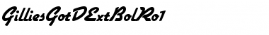 Download GilliesGotDExtBolRo1 Font Download GilliesGotDExtBolRo1 Font