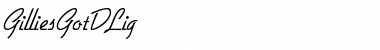 Download GilliesGotDLig Font Download GilliesGotDLig Font