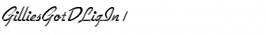 Download GilliesGotDLigIn1 Font Download GilliesGotDLigIn1 Font