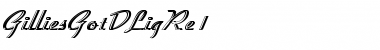 Download GilliesGotDLigRe1 Font Download GilliesGotDLigRe1 Font