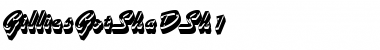 Download GilliesGotShaDSh1 Font Download GilliesGotShaDSh1 Font