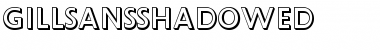 Download GillSansShadowed Font Download GillSansShadowed Font