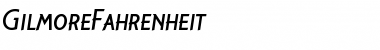 Download GilmoreFahrenheit Font Download GilmoreFahrenheit Font