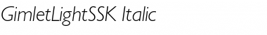 Download GimletLightSSK Font Download GimletLightSSK Font
