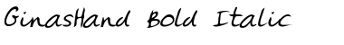 Download GinasHand Font Download GinasHand Font