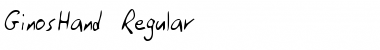 Download GinosHand Font Download GinosHand Font