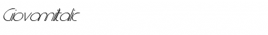 Download GiovanniItalic Font Download GiovanniItalic Font