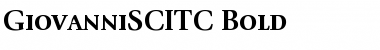 Download GiovanniSCITC Font Download GiovanniSCITC Font