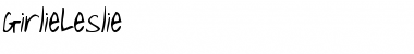 Download GirlieLeslie Font Download GirlieLeslie Font