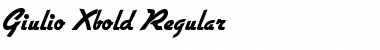 Download Giulio-Xbold Font Download Giulio-Xbold Font