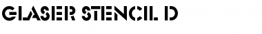 Download Glaser Stencil D Font Download Glaser Stencil D Font