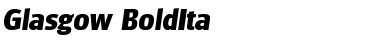Download Glasgow-BoldIta Font Download Glasgow-BoldIta Font