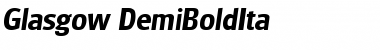 Download Glasgow-DemiBoldIta Font Download Glasgow-DemiBoldIta Font