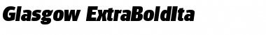 Download Glasgow-ExtraBoldIta Font Download Glasgow-ExtraBoldIta Font