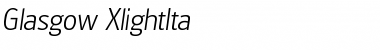 Download Glasgow-XlightIta Font Download Glasgow-XlightIta Font