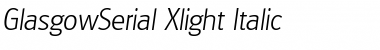 Download GlasgowSerial-Xlight Font Download GlasgowSerial-Xlight Font