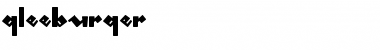 Download gleeburger Font Download gleeburger Font