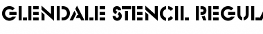 Download Glendale-Stencil Font Download Glendale-Stencil Font