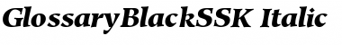 Download GlossaryBlackSSK Font Download GlossaryBlackSSK Font