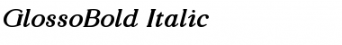 Download GlossoBold Italic Font Download GlossoBold Italic Font