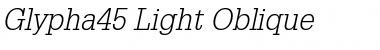 Download Glypha45-Light Font Download Glypha45-Light Font