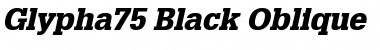 Download Glypha75-Black Font Download Glypha75-Black Font