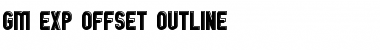 Download GM Exp Offset Outline Font Download GM Exp Offset Outline Font