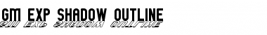 Download GM Exp Shadow outline Font Download GM Exp Shadow outline Font