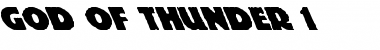Download God Of Thunder 1 Font Download God Of Thunder 1 Font