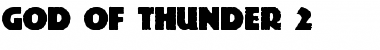 Download God Of Thunder 2 Font Download God Of Thunder 2 Font