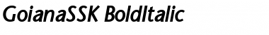 Download GoianaSSK Font Download GoianaSSK Font
