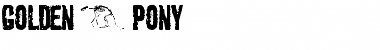 Download golden 0 pony Font Download golden 0 pony Font