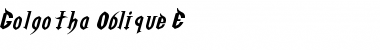 Download Golgotha Font Download Golgotha Font