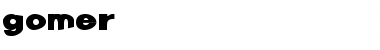 Download Gomer Font Download Gomer Font