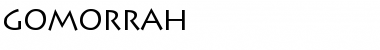 Download Gomorrah Font Download Gomorrah Font