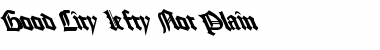 Download Good City Lefty Not Plain Font Download Good City Lefty Not Plain Font