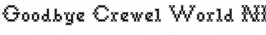 Download Goodbye Crewel World NF Font Download Goodbye Crewel World NF Font