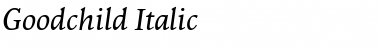 Goodchild Italic Font
