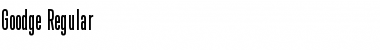 Download Goodge Font Download Goodge Font