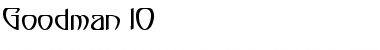 Download Goodman 10 Font Download Goodman 10 Font