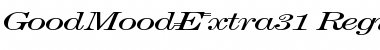 Download GoodMoodExtra31 Font Download GoodMoodExtra31 Font
